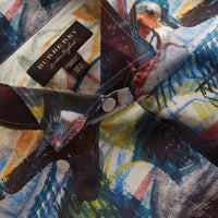 Robe chemise à imprimé Reclining Figure - Steel Blue