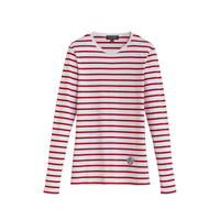 T-shirt marinière unisexe à motif Pallas Heads - Parade Red