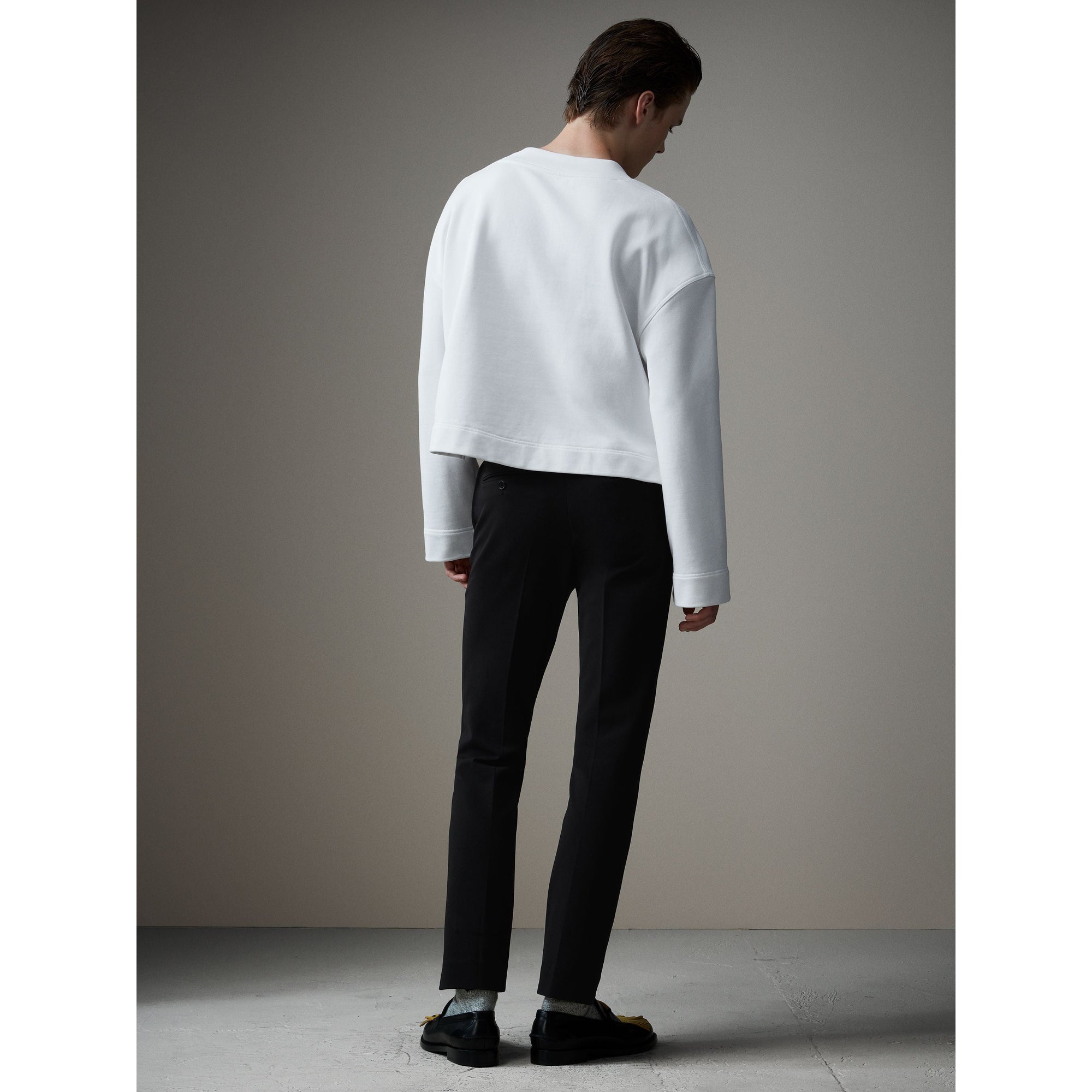 Pantalon de tailleur 7/8 de style équestre - Black