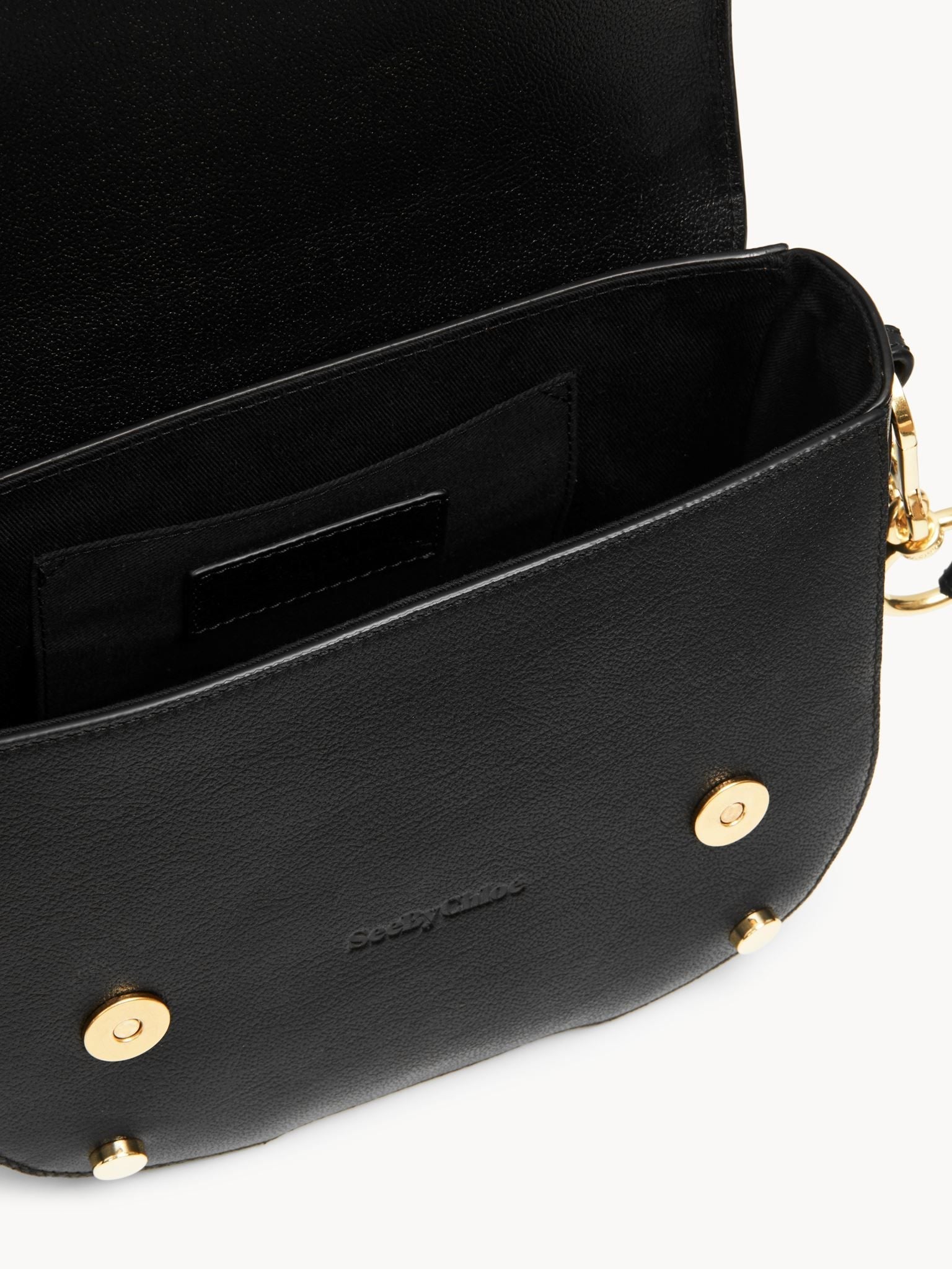 Sac à bandoulière Mara en cuir - Black & Velours
