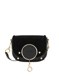 Sac à bandoulière Mara en cuir - Black & Velours