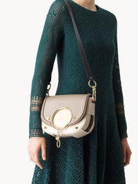 Sac à bandoulière Mara en cuir - Motty Grey & White