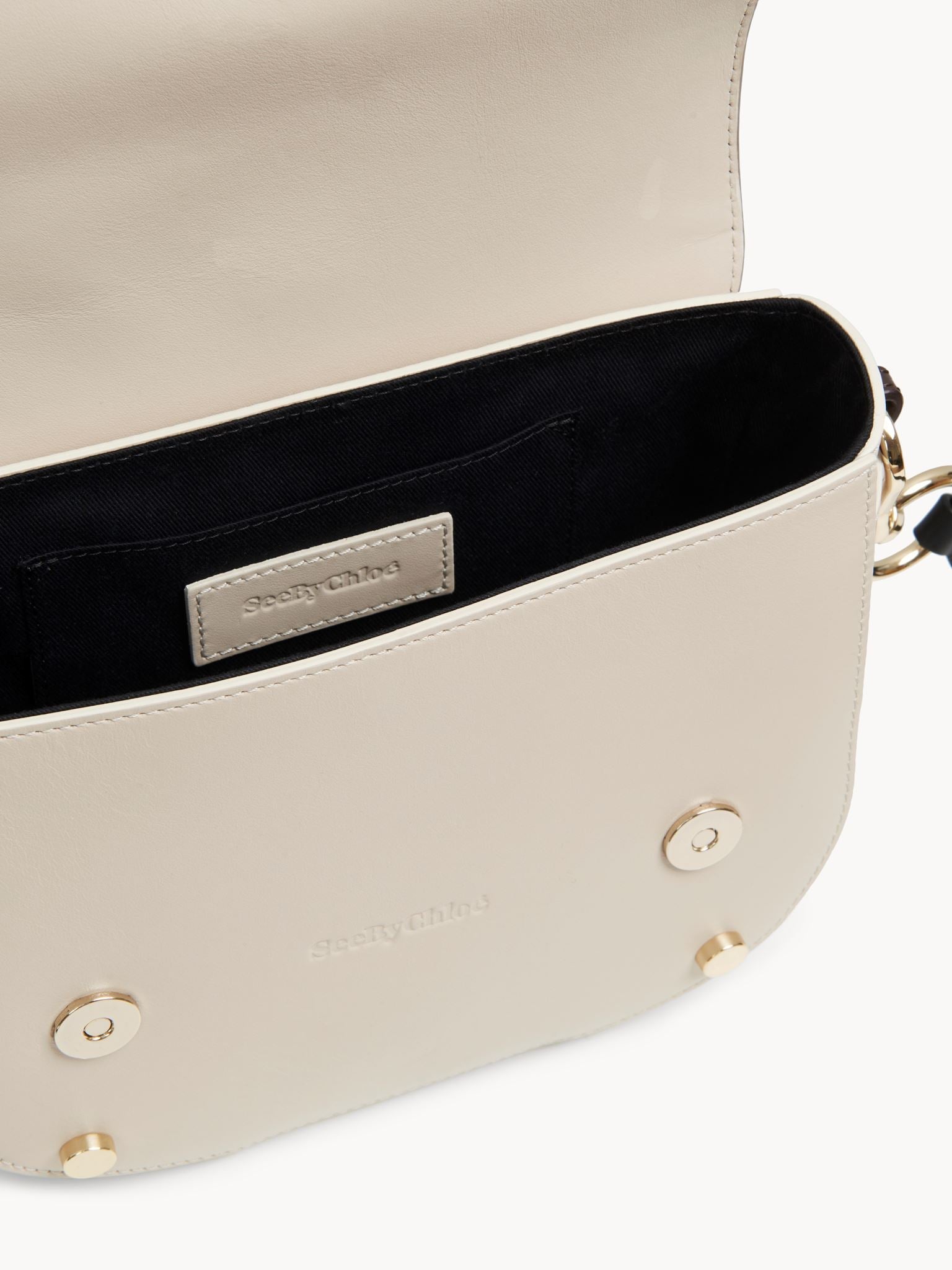 Sac à bandoulière Mara en cuir - Motty Grey & White