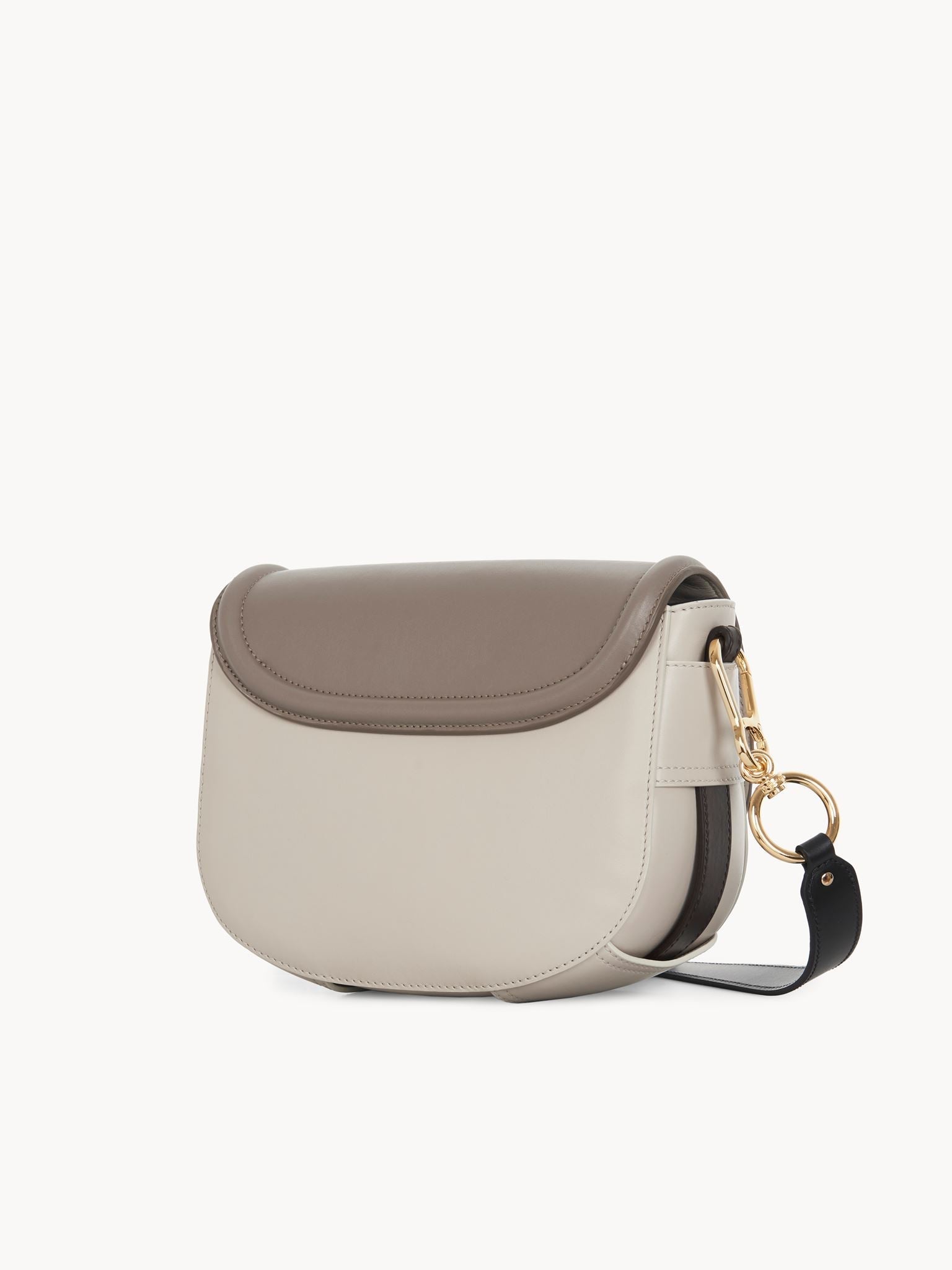 Sac à bandoulière Mara en cuir - Motty Grey & White