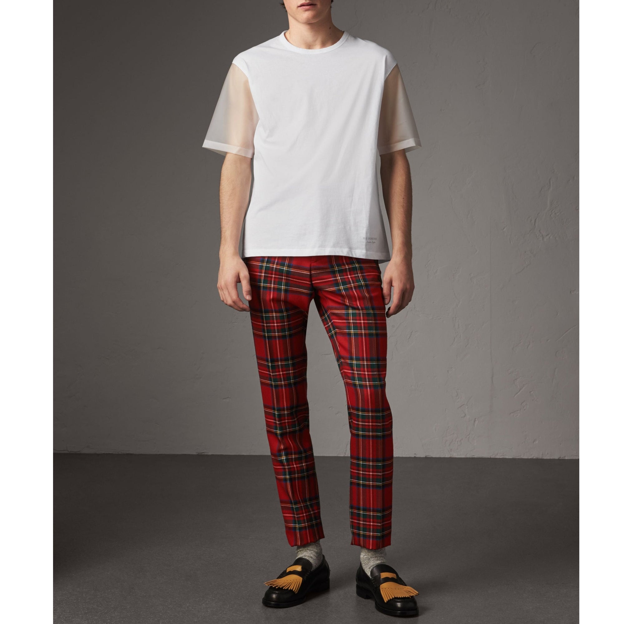 T-shirt en coton et plastique doux - White