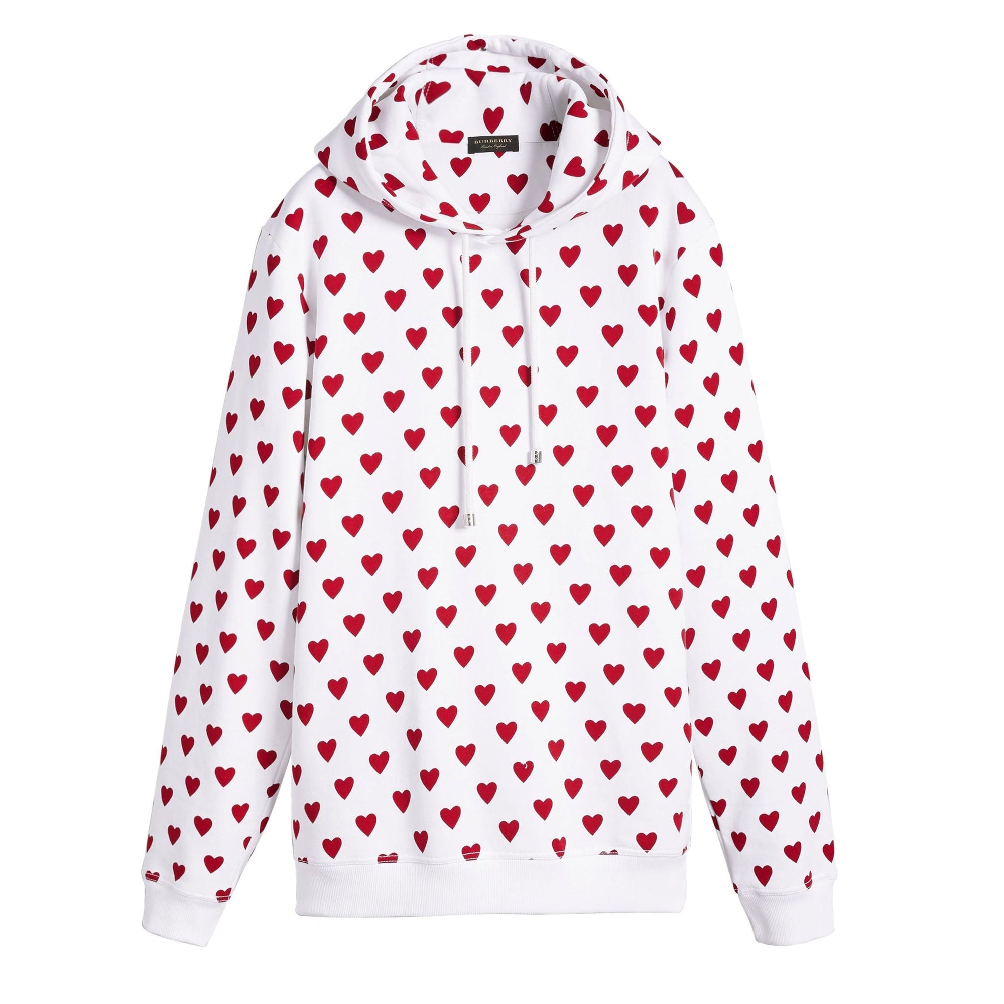 Hoodie à imprimé cœurs - Windsor Red