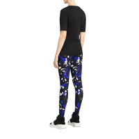 Legging à imprimé graffiti - Brilliant Blue