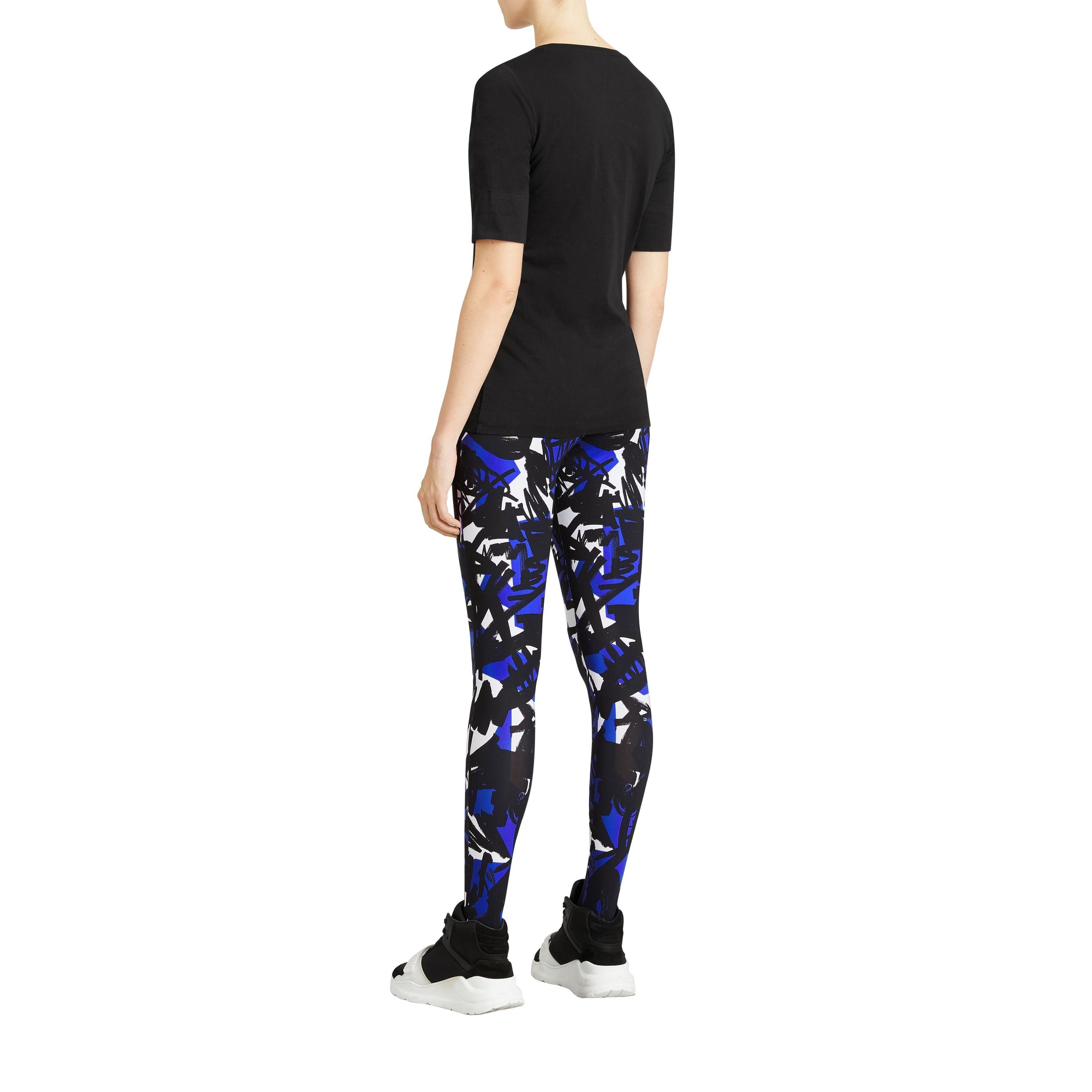 Legging à imprimé graffiti - Brilliant Blue