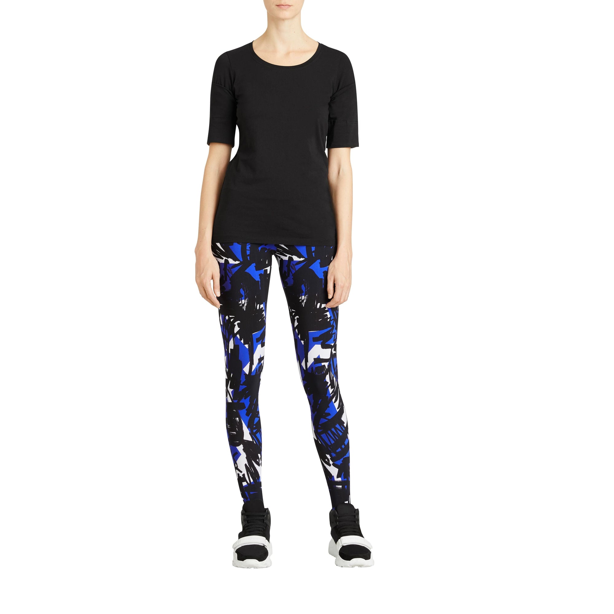 Legging à imprimé graffiti - Brilliant Blue