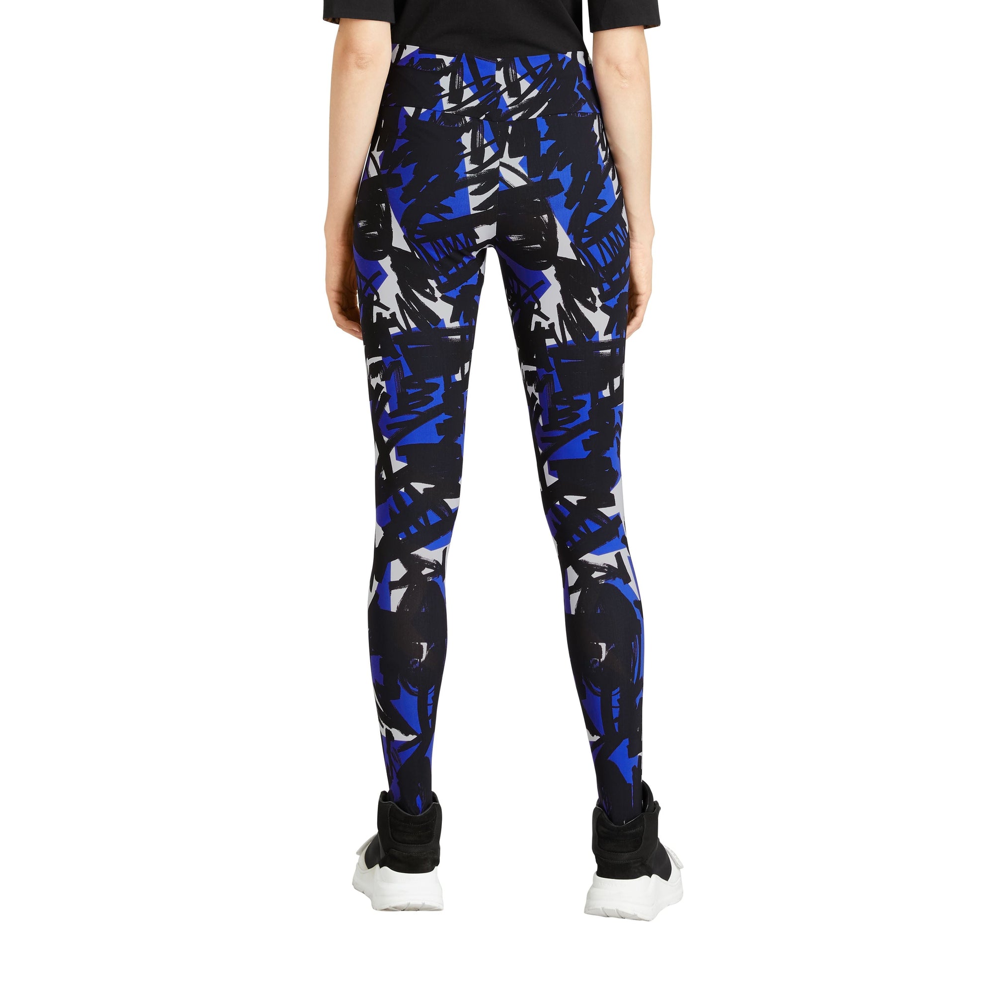 Legging à imprimé graffiti - Brilliant Blue