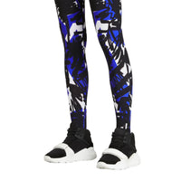 Legging à imprimé graffiti - Brilliant Blue