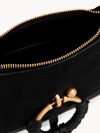 Mini sac Joan en cuir - Black