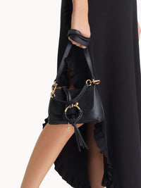 Mini sac Joan en cuir - Black