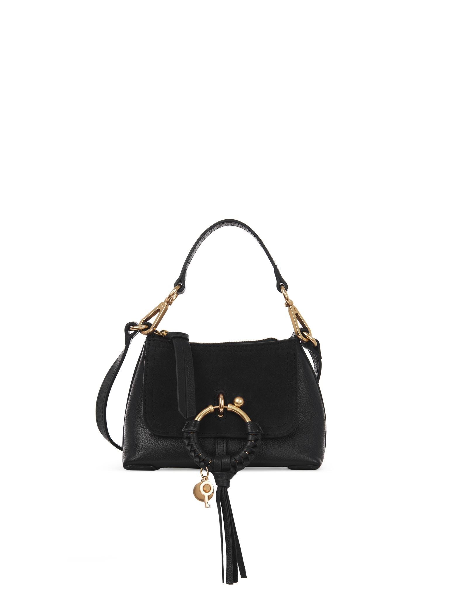 Mini sac Joan en cuir - Black