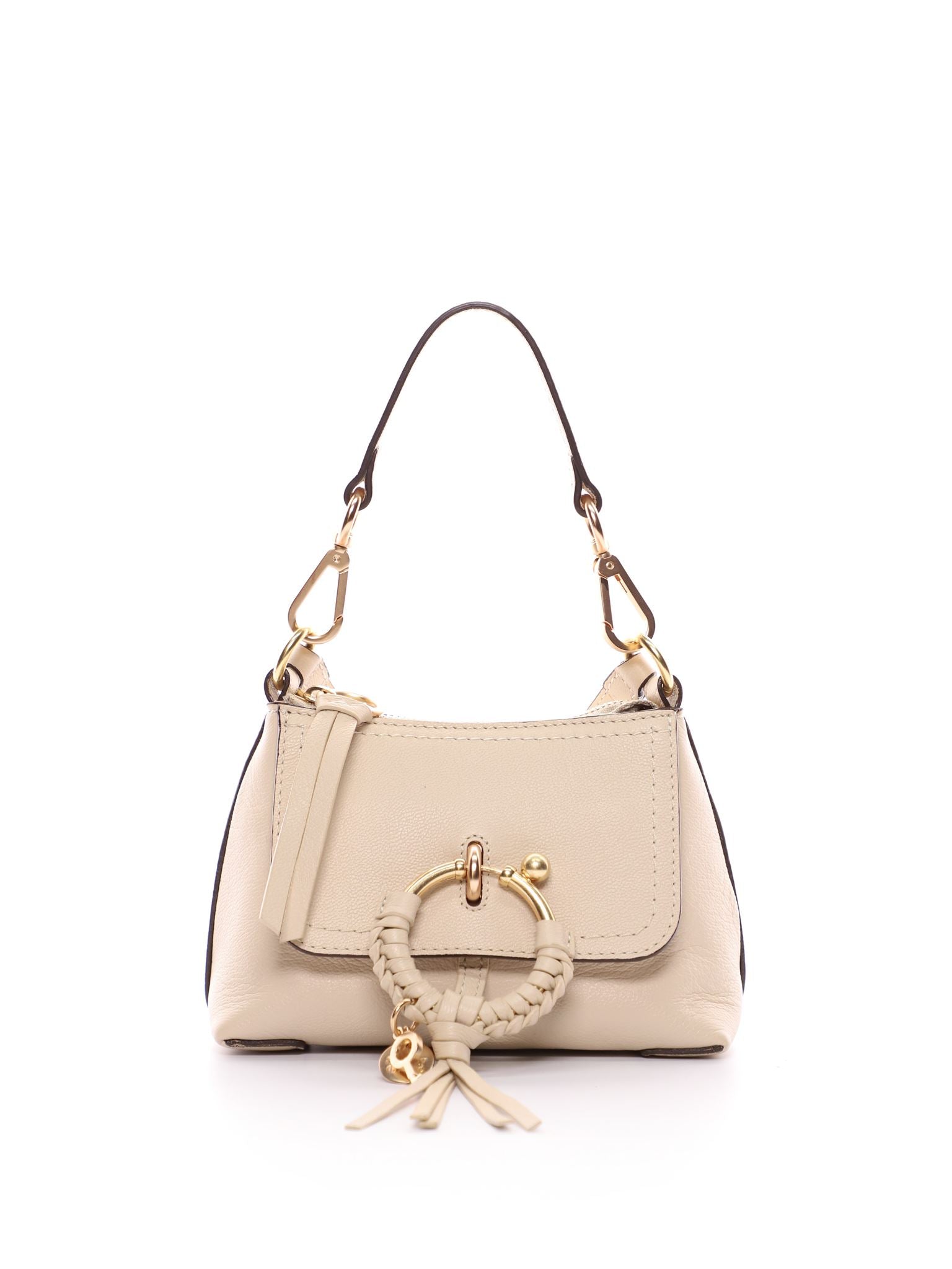 Mini sac Joan en cuir - Cement Beige