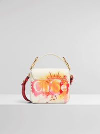 Mini sac Chloé C en cuir - Natural White
