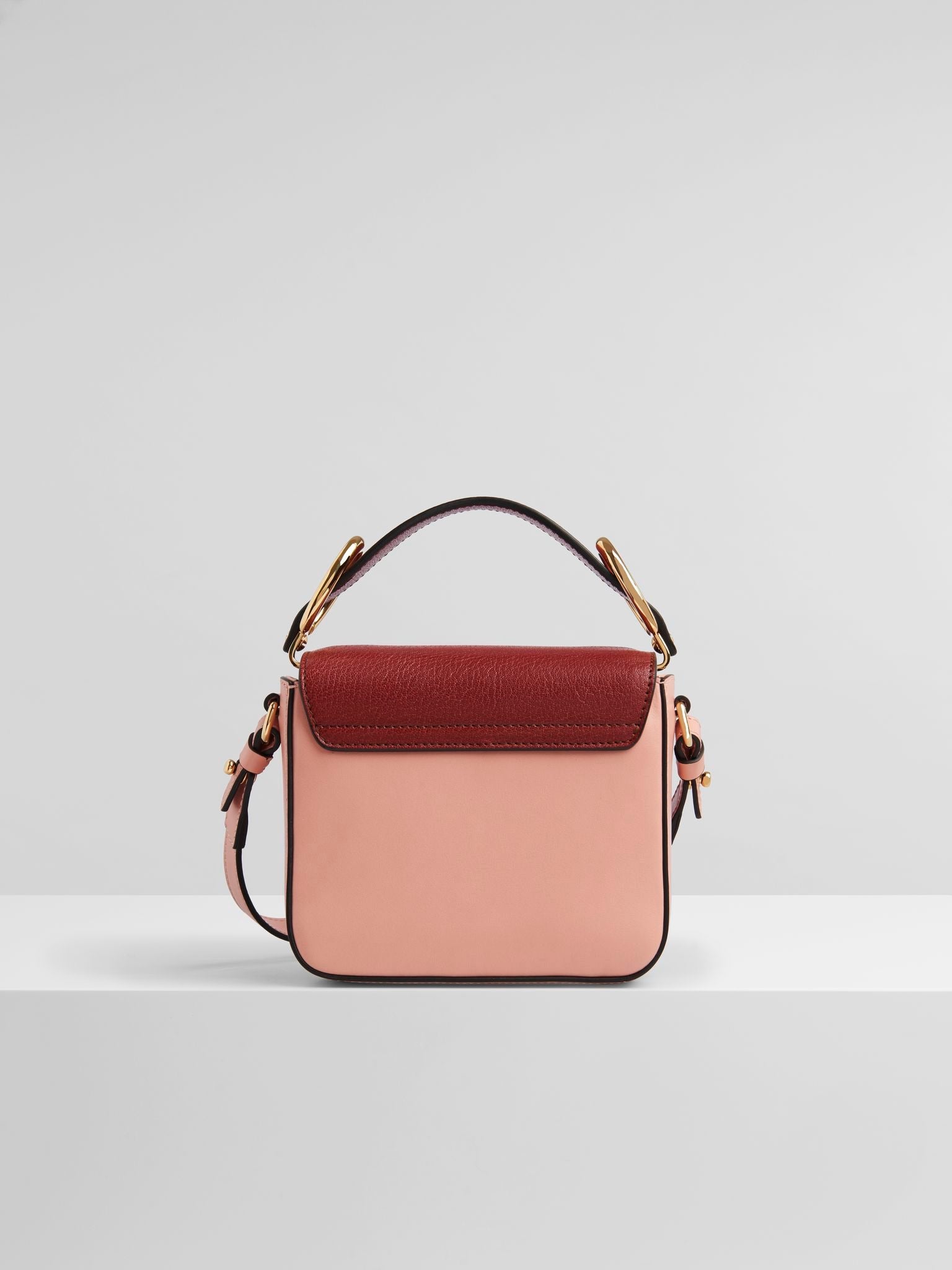 Mini sac Chloé C en cuir - Fallow Pink