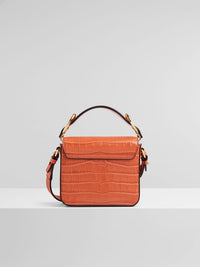 Mini sac Chloé C en cuir - Tawny Orange