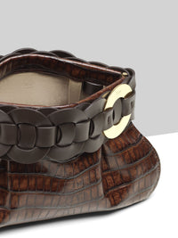 Pochette Darryl en cuir - Dark Ebony