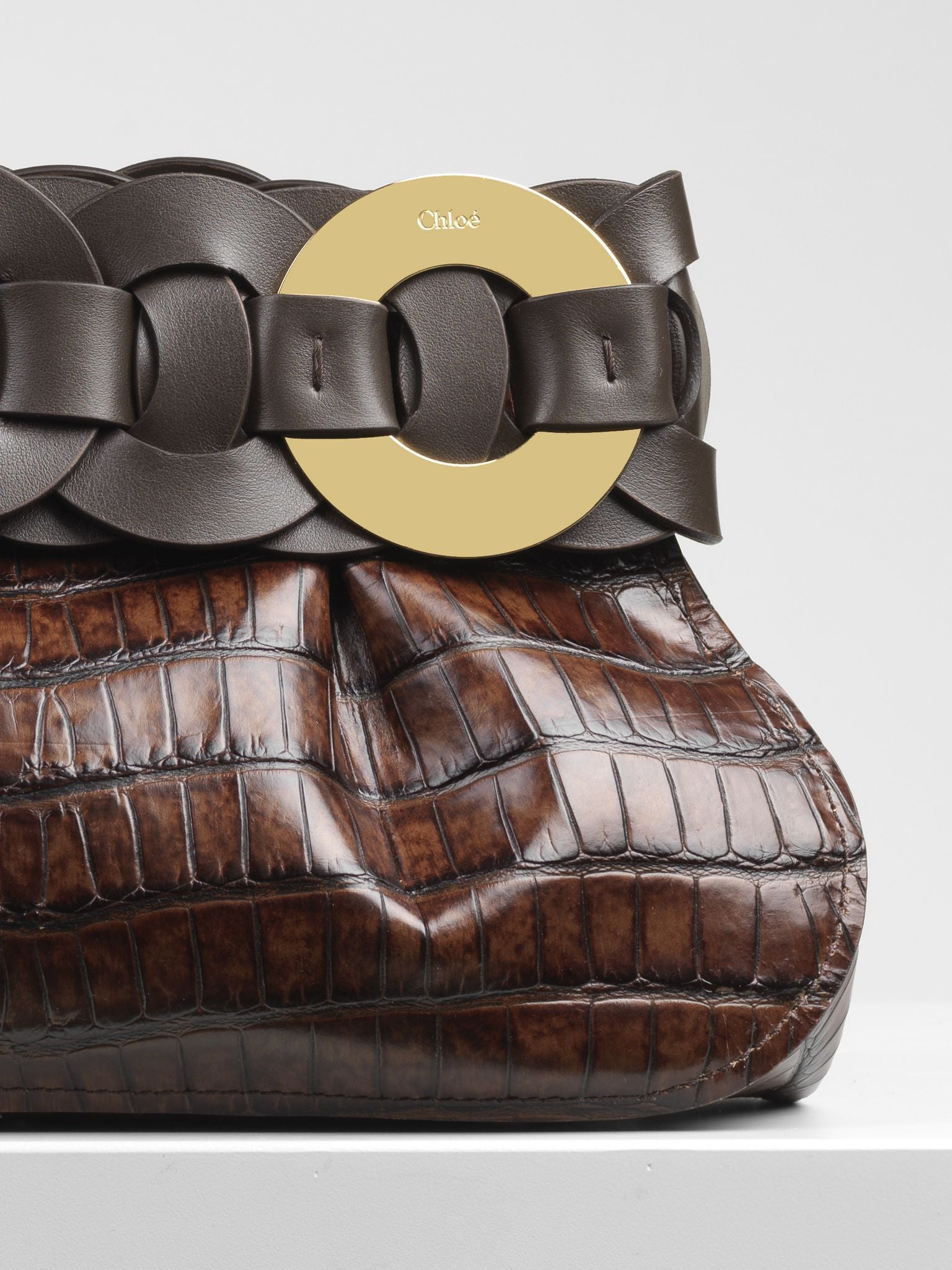 Pochette Darryl en cuir - Dark Ebony