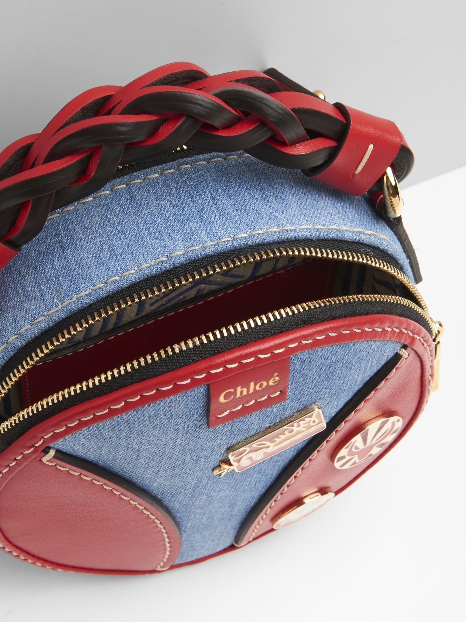 Mini sac rond Daria - Jean