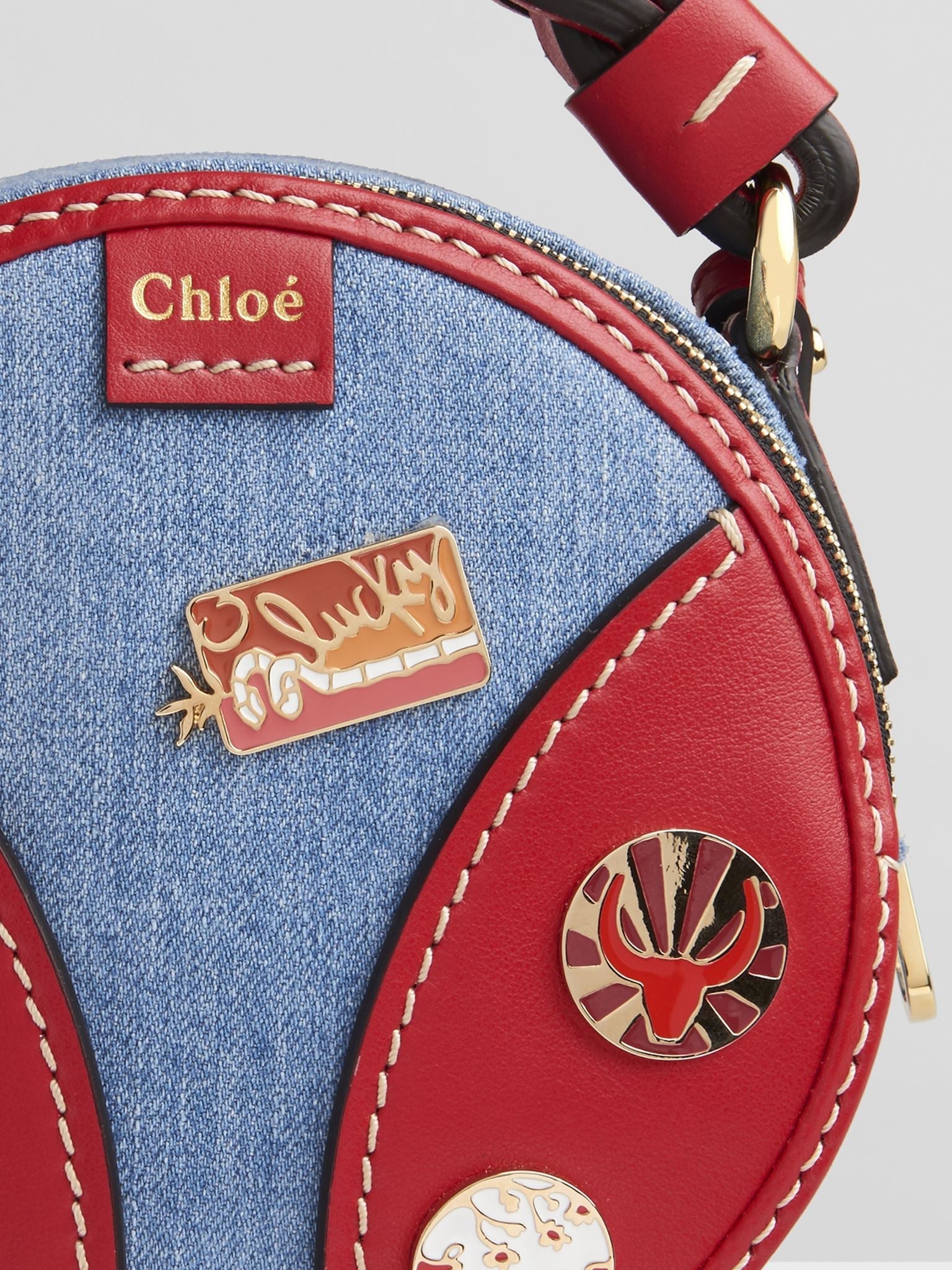 Mini sac rond Daria - Jean