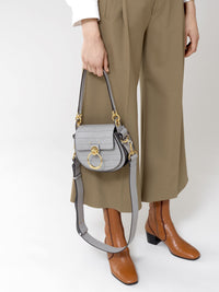 Petit sac Tess en cuir - Stormy Grey
