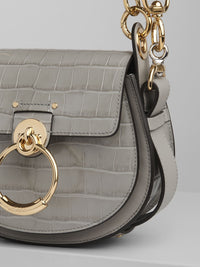 Petit sac Tess en cuir - Stormy Grey