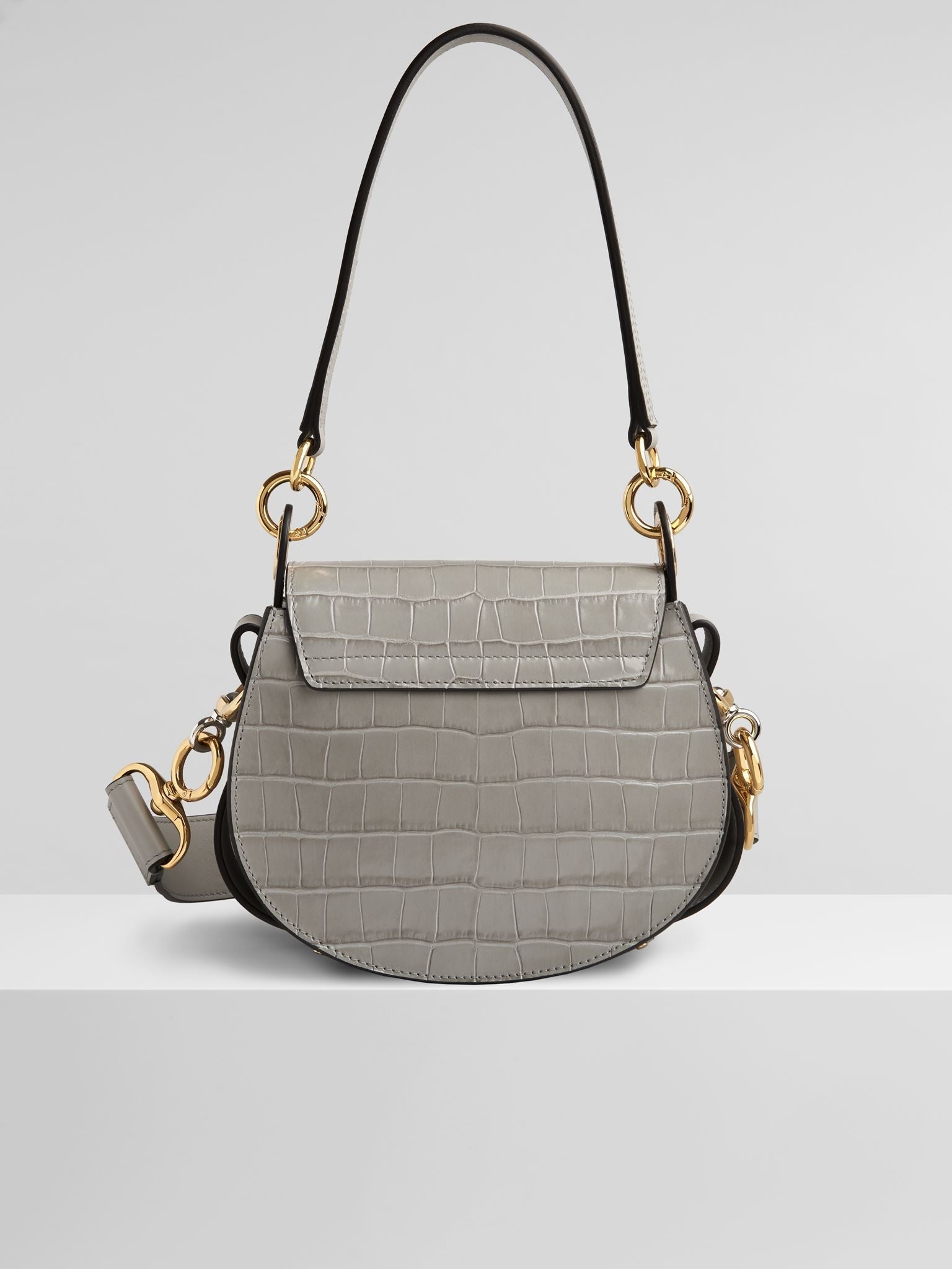 Petit sac Tess en cuir - Stormy Grey