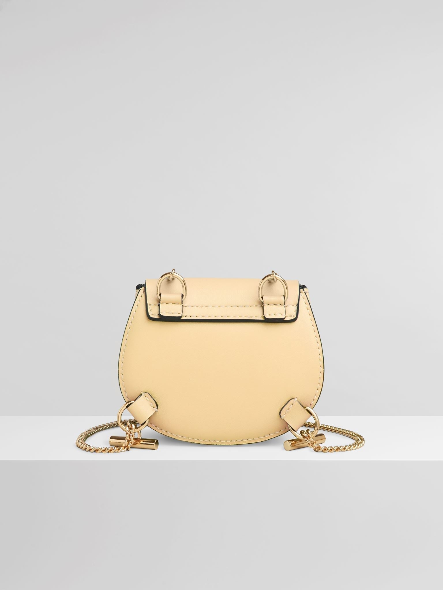 Mini sac à dos Drew en cuir - Softy Yellow