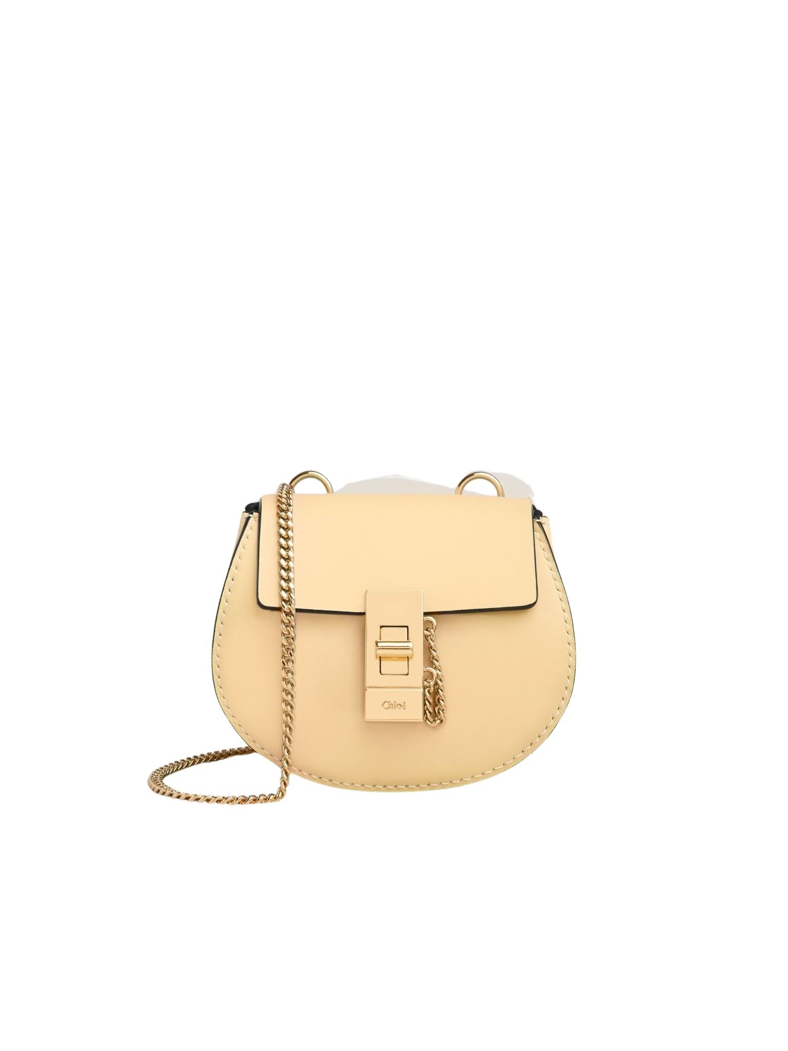 Mini sac à dos Drew en cuir - Softy Yellow