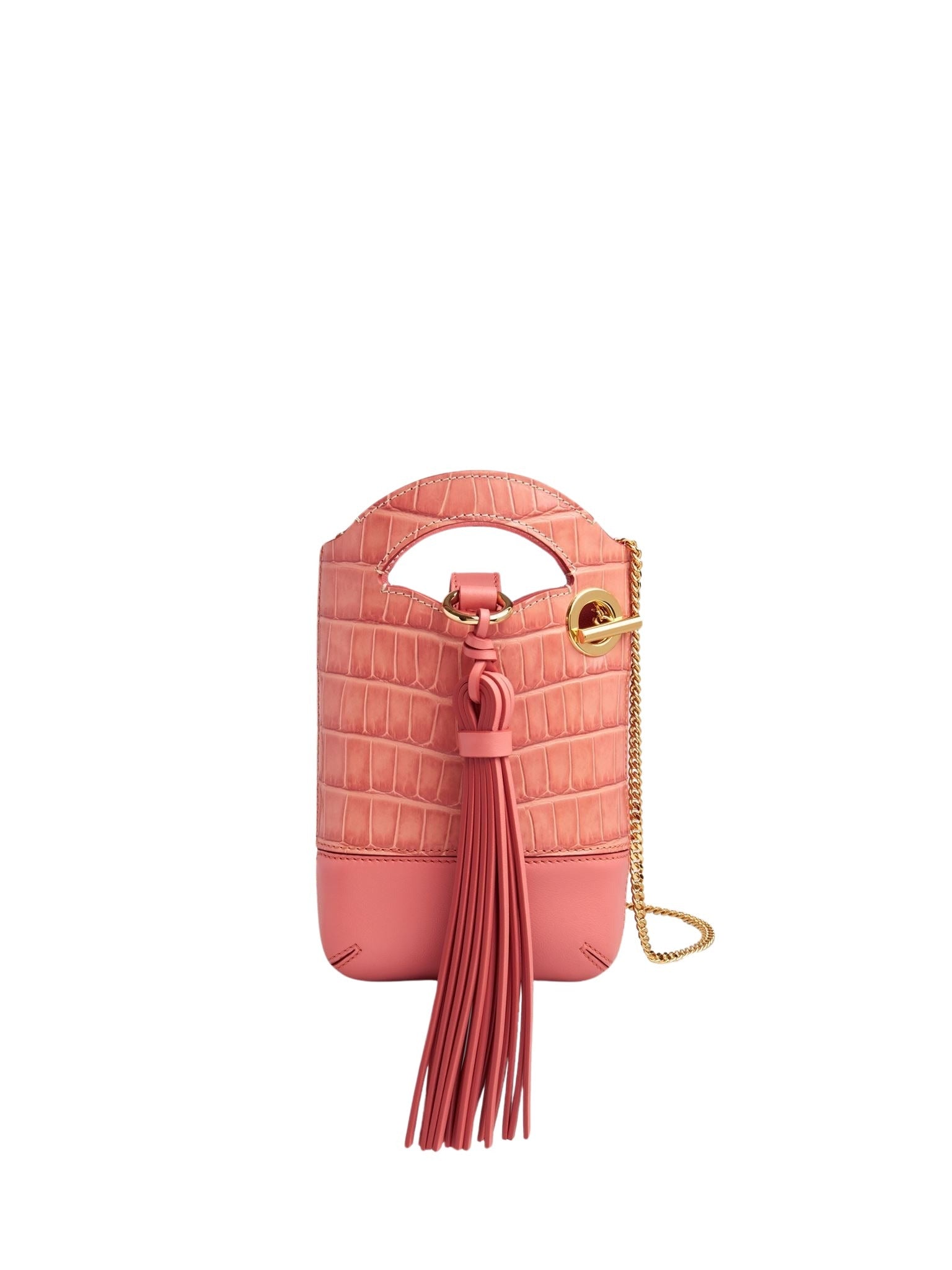 Pochette téléphone Walden en cuir - Sunny Coral