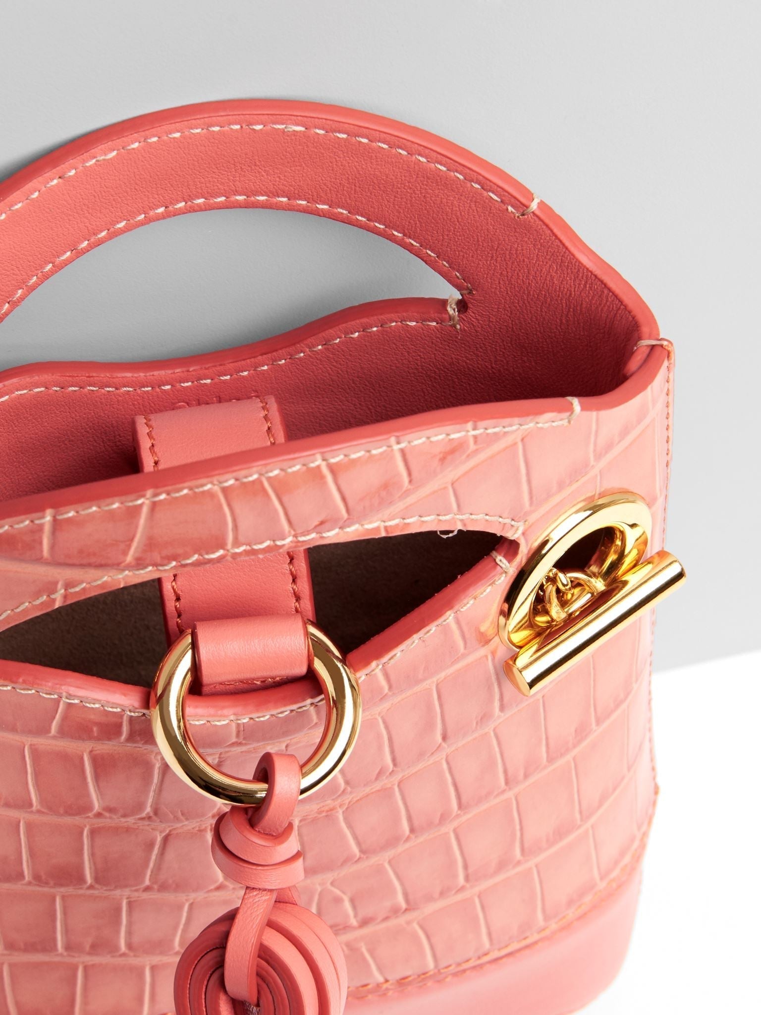 Pochette téléphone Walden en cuir - Sunny Coral