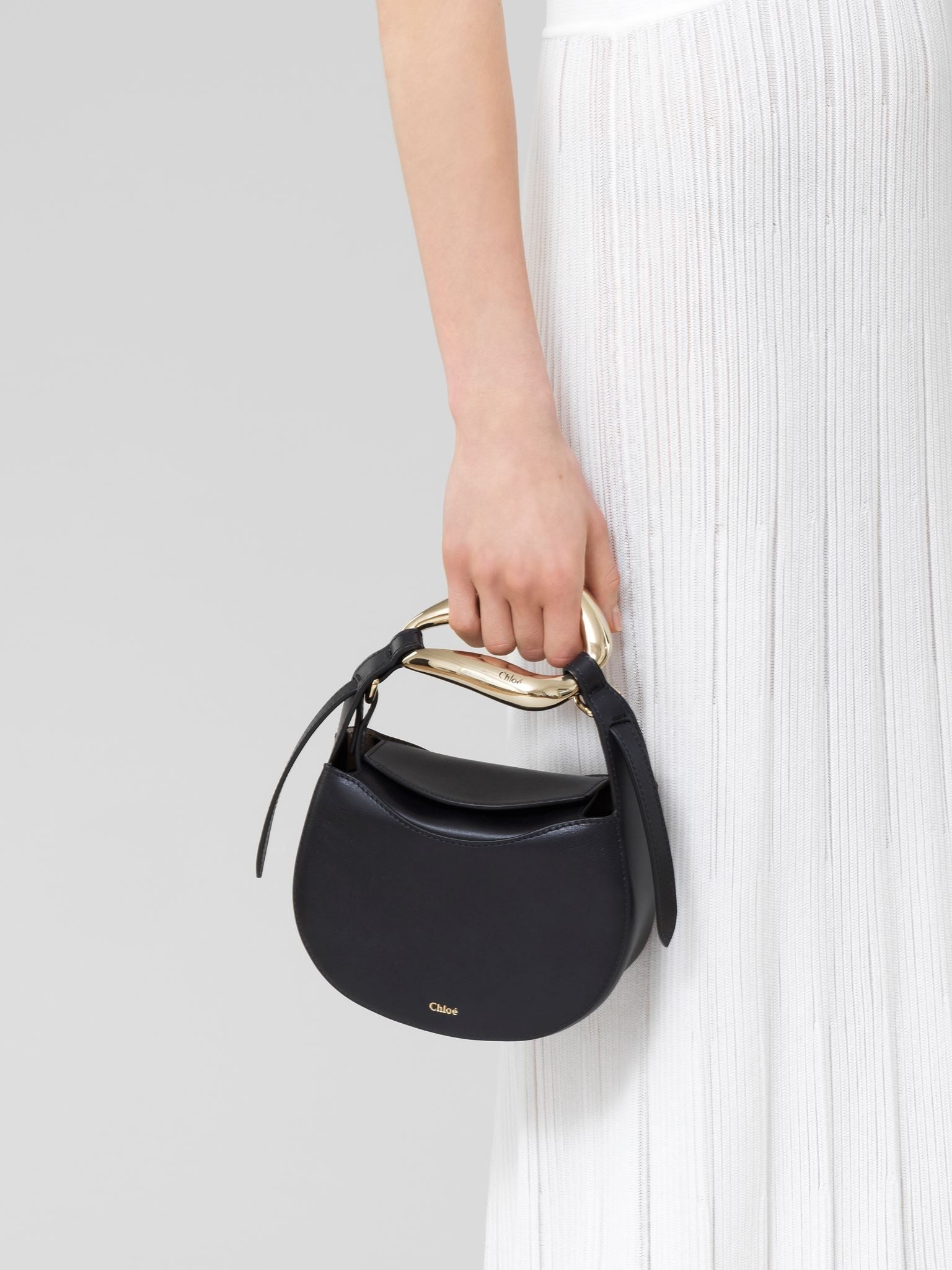 Petit sac Kiss en cuir - Full Blue