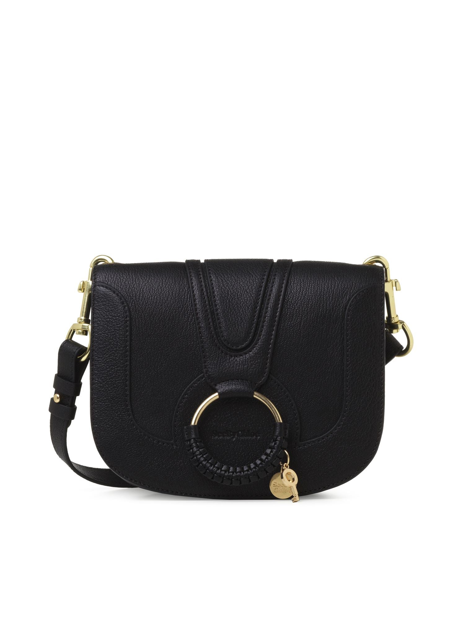 Sac porté épaule Hana en cuir - Black