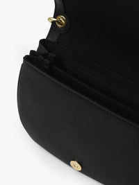 Sac porté épaule Hana en cuir - Black