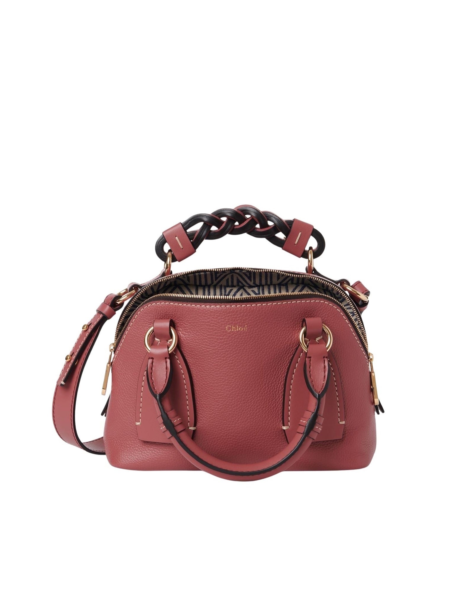 Petit sac Daria en cuir - Faded Rose
