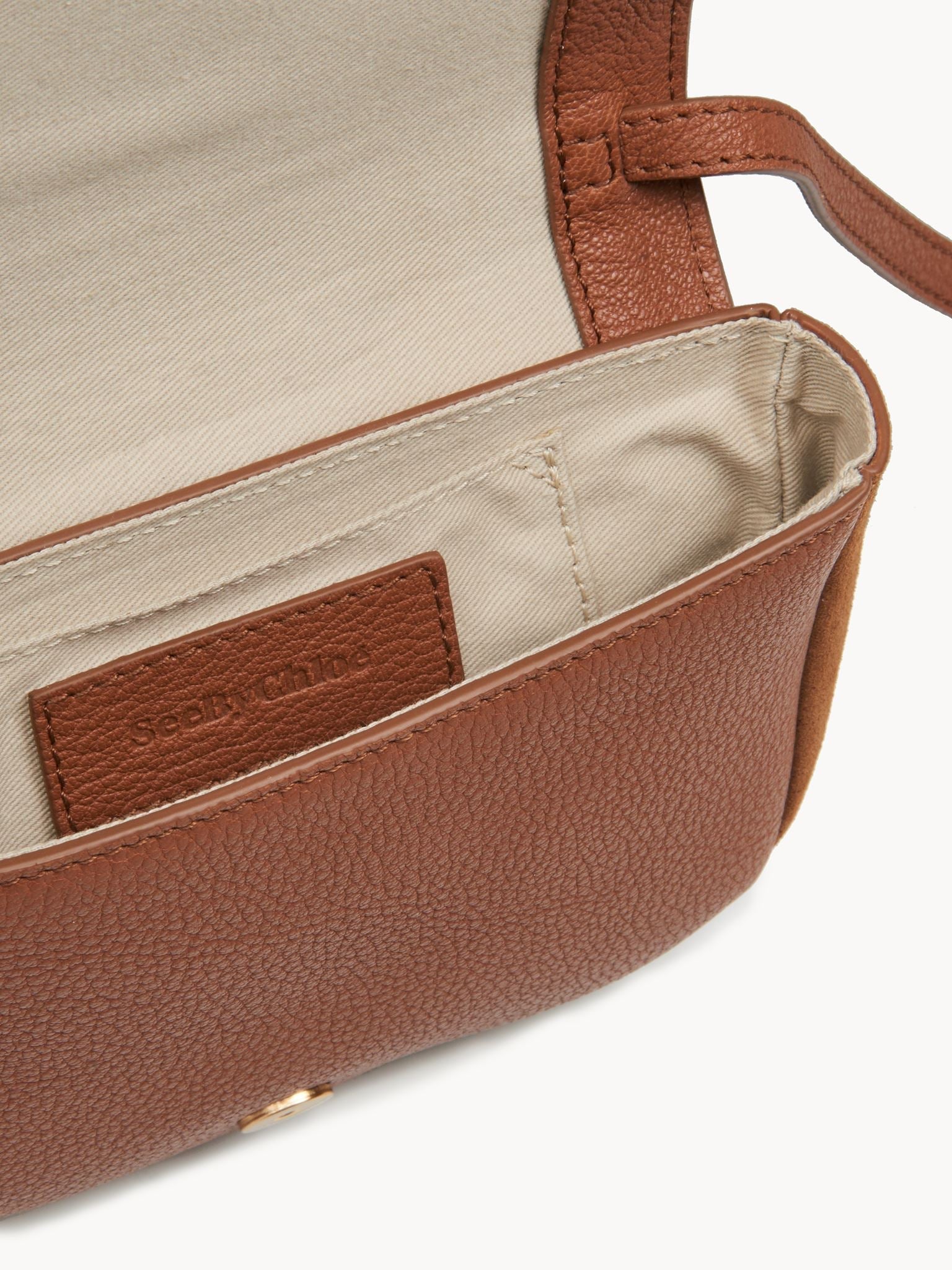 Mini sac Hana en cuir - Caramello