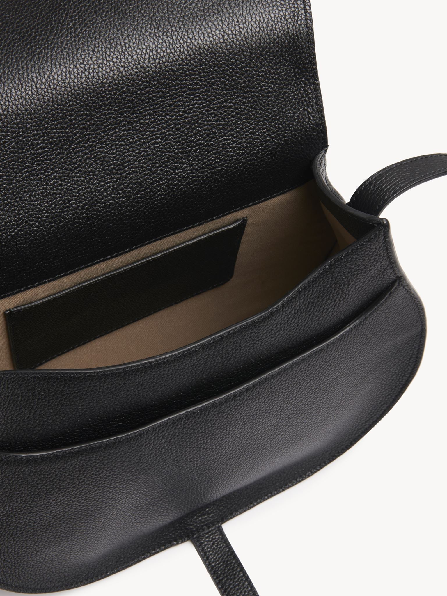 Sac porté épaule Marcie en cuir - Black