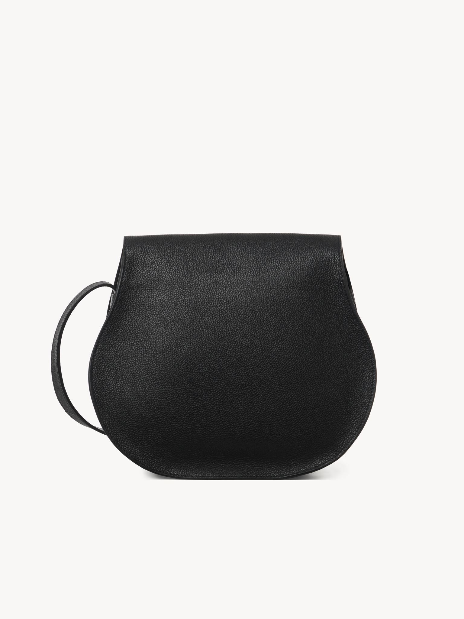 Sac porté épaule Marcie en cuir - Black