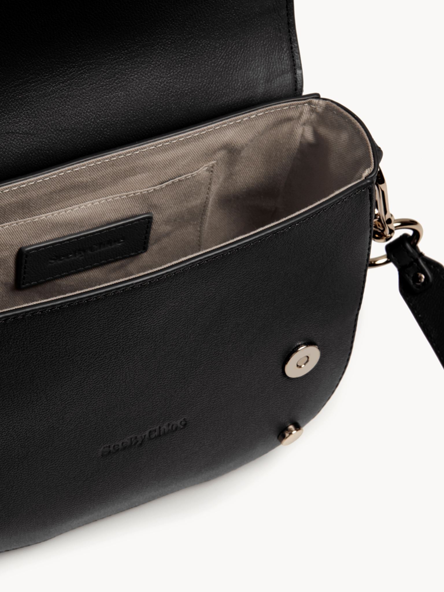Sac à bandoulière Mara en cuir - Black