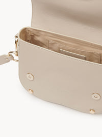 Sac à bandoulière Mara en cuir - Cement Beige