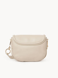 Sac à bandoulière Mara en cuir - Cement Beige