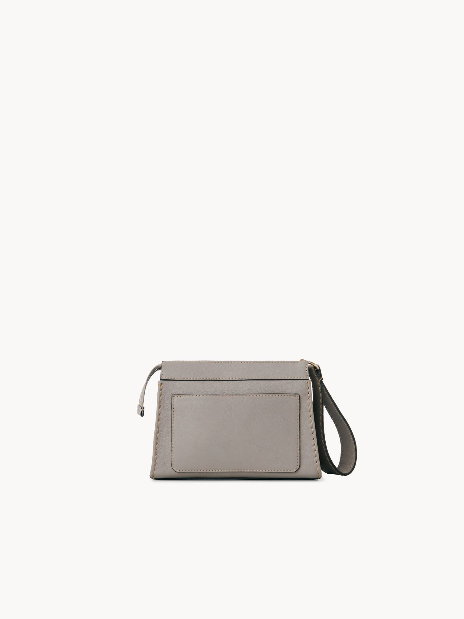 Petite Sac pochette edith en cuir - Cashmere Grey