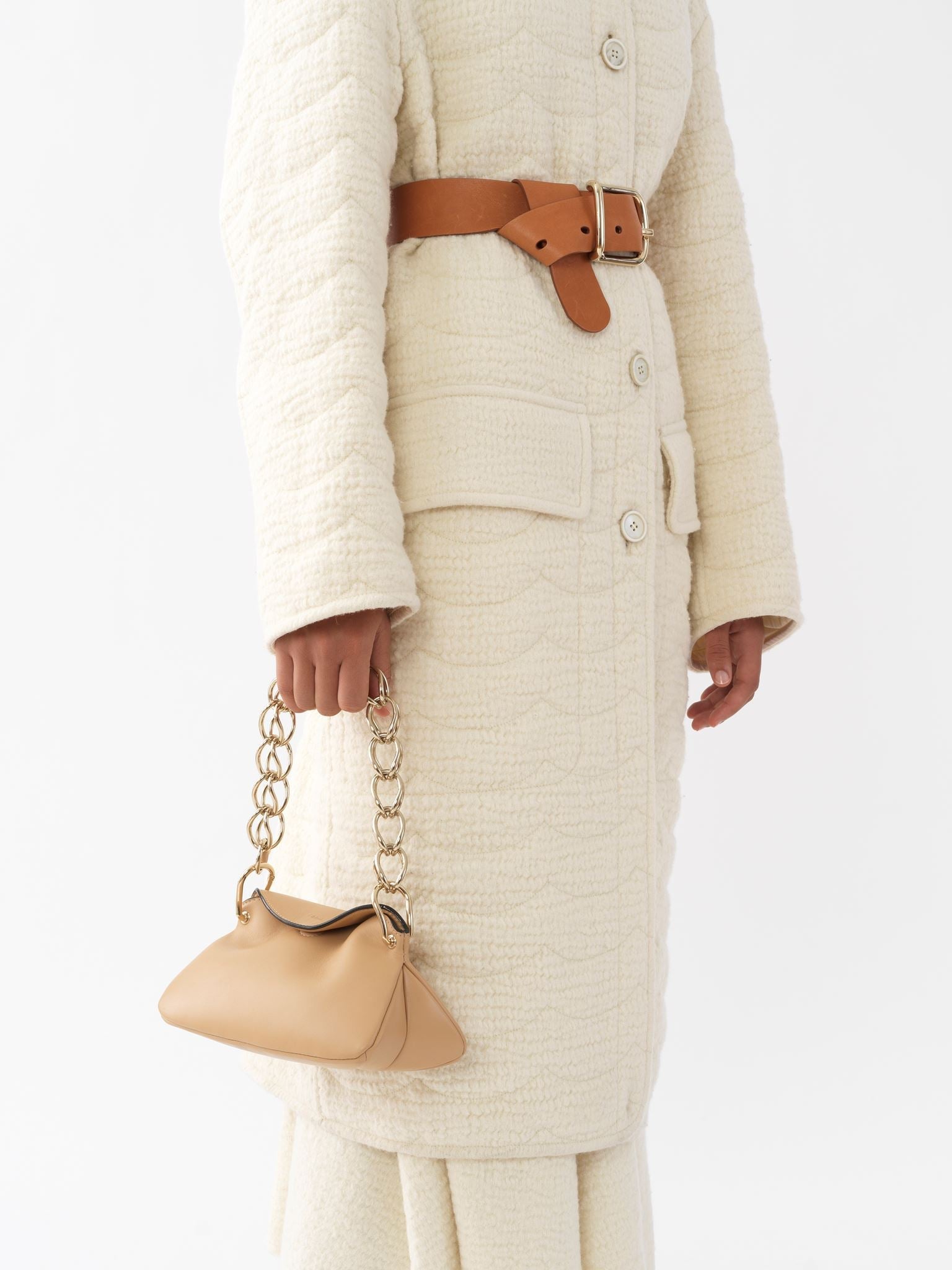Mini sac Juana en cuir - Soft Tan