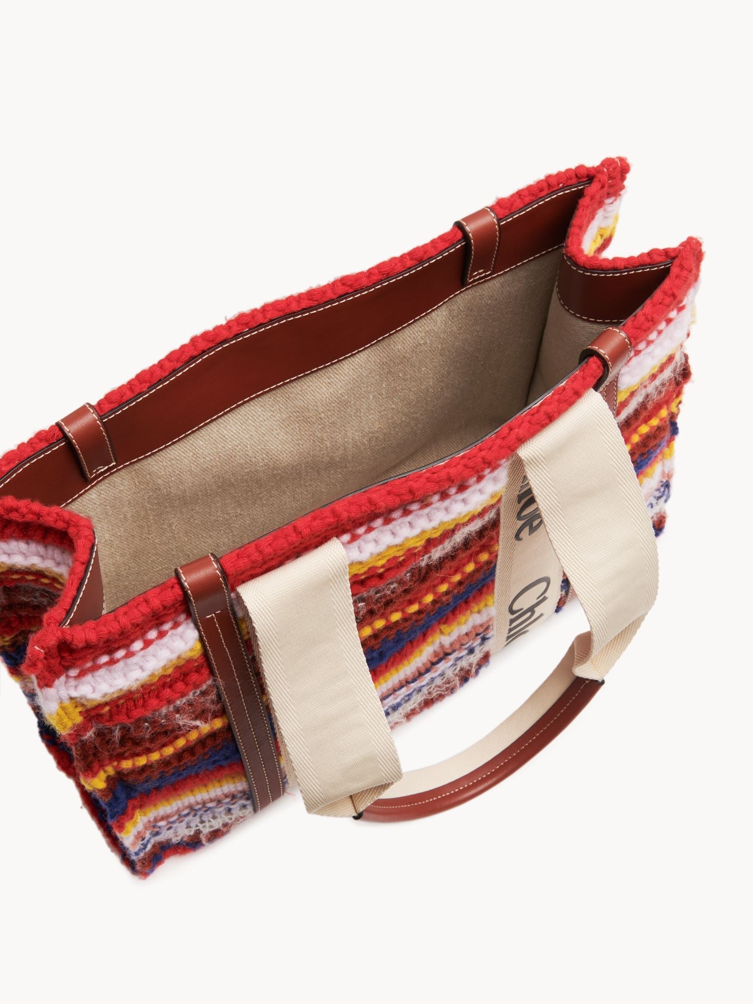 Sac cabas Woody en cachemire - Multicolor Red