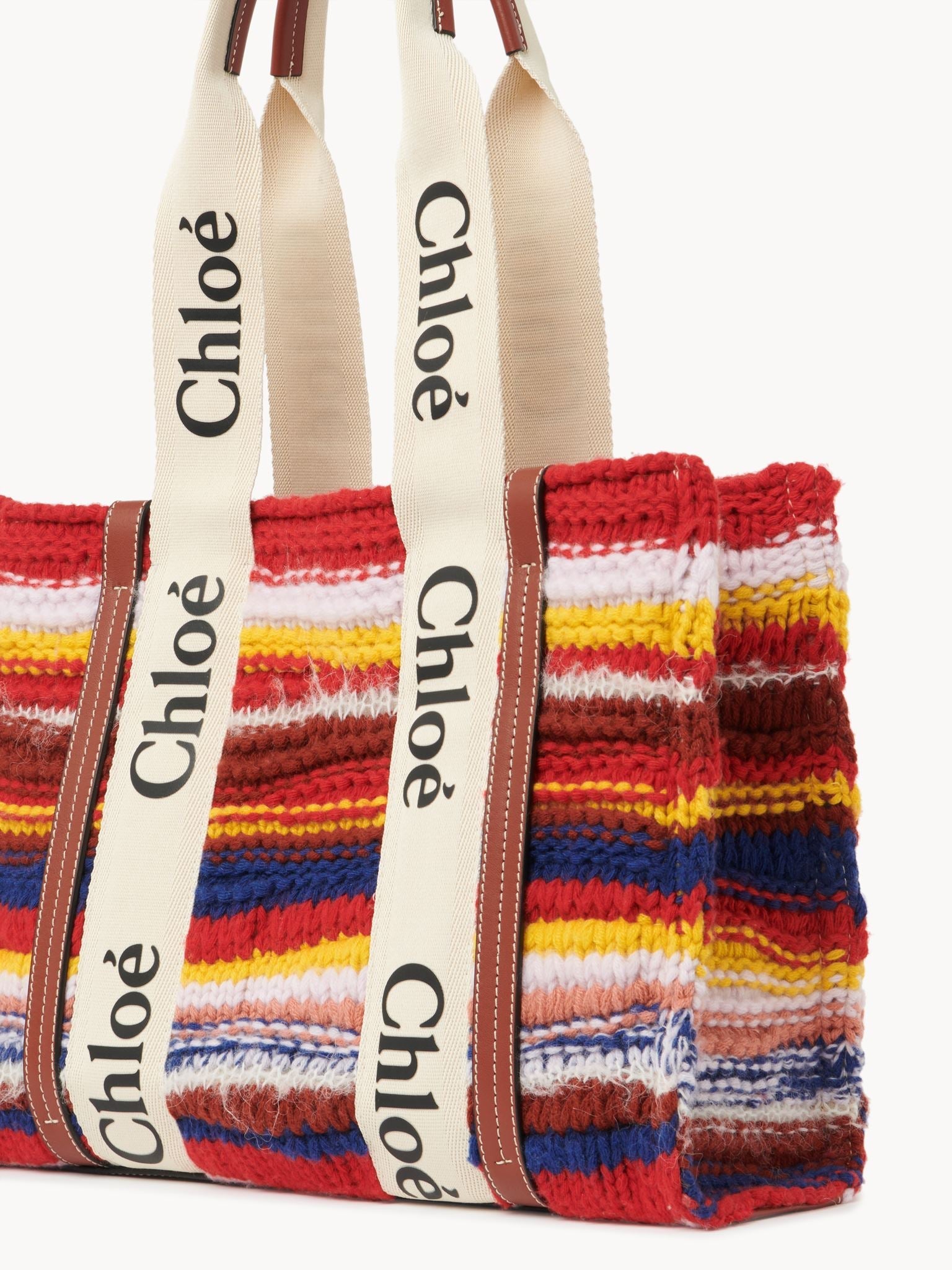 Sac cabas Woody en cachemire - Multicolor Red