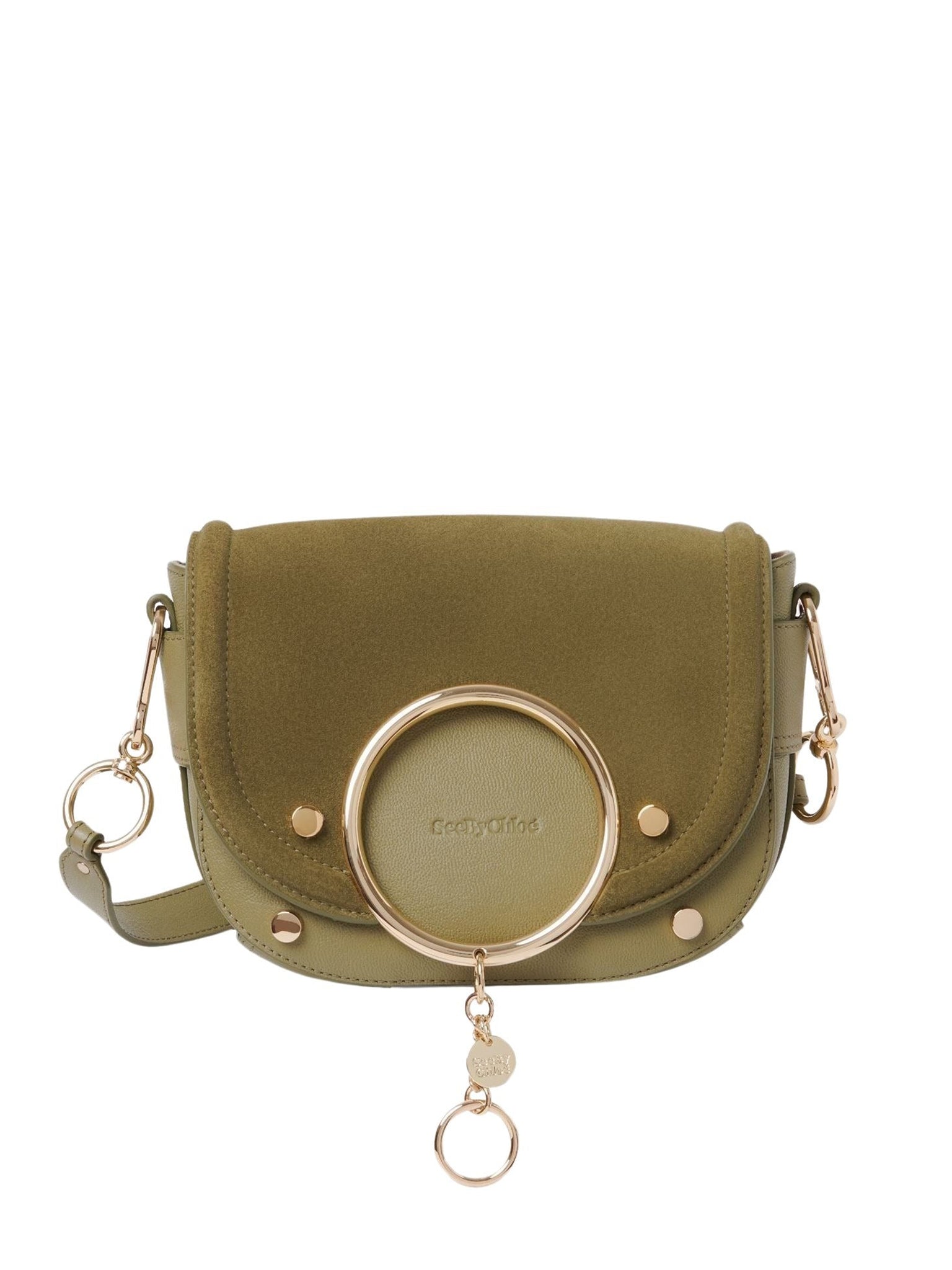 Sac Mara porté épaule en cuir - Aloe Green