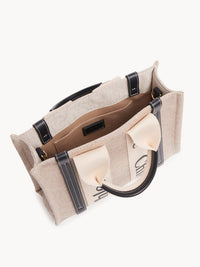 Sac cabas Woody - White & Blue