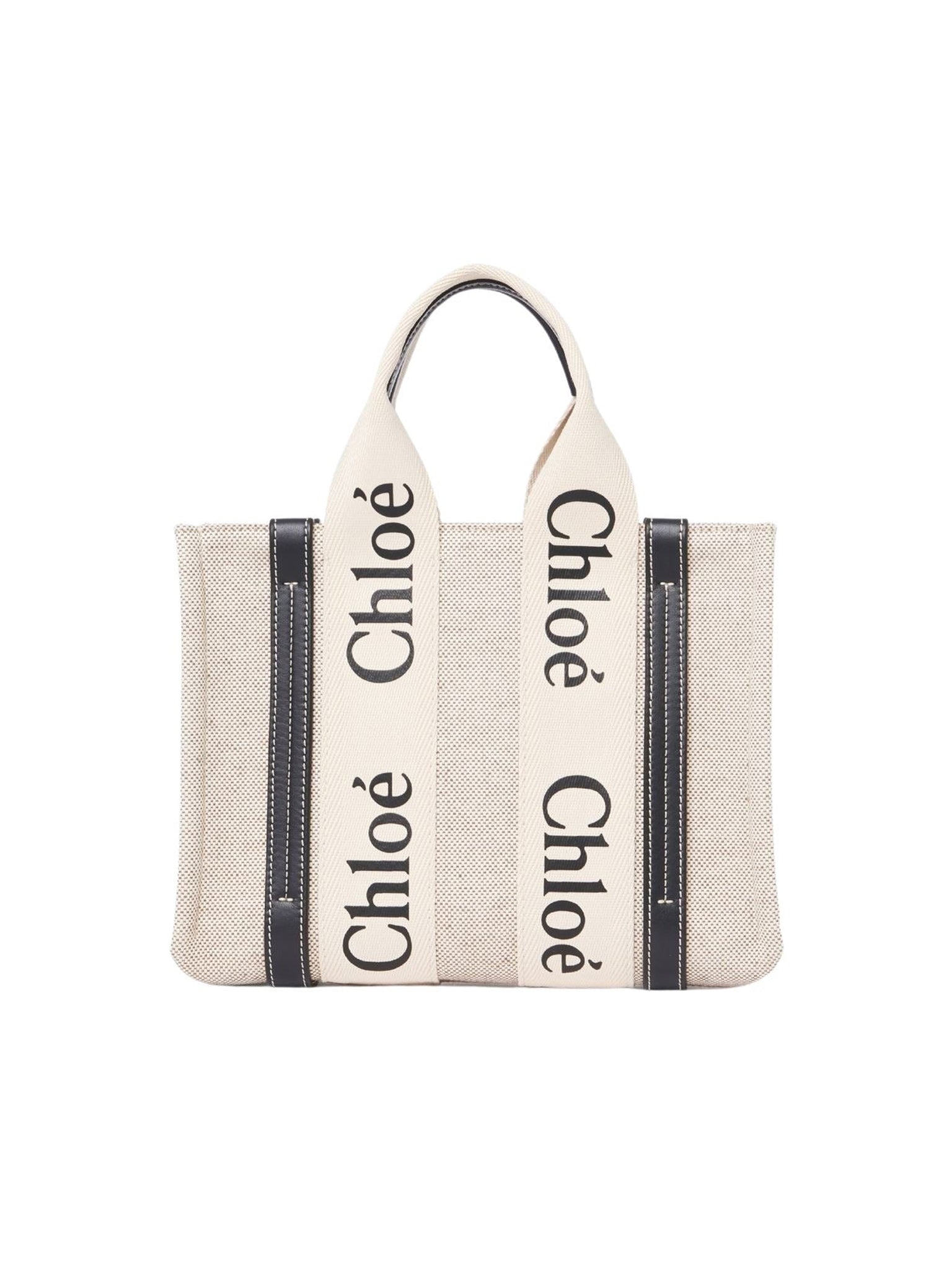 Sac cabas Woody - White & Blue